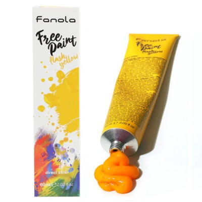 Fanola Free Paint Direct Colour Flash Yellow 60ml 